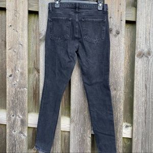 Black Loft Mid- rise Skinny Jeans Jeggings 5 pocket design size 8 29